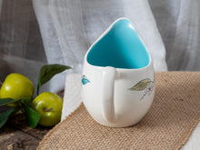Load image into Gallery viewer, Biscayne Blues- Salem mid century creamer w/retro floral