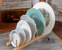 Load image into Gallery viewer, Botanicals- stack of vintage display plates