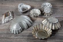 Load image into Gallery viewer, C'est si bon- ironstone basin filled with tart pans