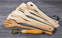 Load image into Gallery viewer, Farmhouse Kitchen Roundup- countertop metal basket w/kitchen tools