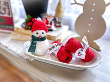 Load image into Gallery viewer, Holiday Kitsch- ironstone tray w/festive filler