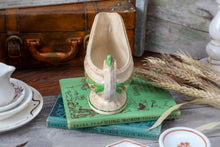 Load image into Gallery viewer, Indiana Harvest- stained ironstone wheat gravy boat