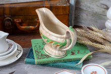 Load image into Gallery viewer, Indiana Harvest- stained ironstone wheat gravy boat