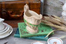 Load image into Gallery viewer, Indiana Harvest- stained ironstone wheat gravy boat