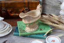 Load image into Gallery viewer, Indiana Harvest- stained ironstone wheat gravy boat