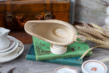 Load image into Gallery viewer, Indiana Harvest- stained ironstone wheat gravy boat