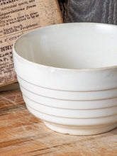 Load image into Gallery viewer, Ridges In My Soup- ironstone bowl w/lemon juicer
