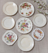 Load image into Gallery viewer, Summer Garden- stack of vintage display plates