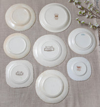 Load image into Gallery viewer, Summer Garden- stack of vintage display plates