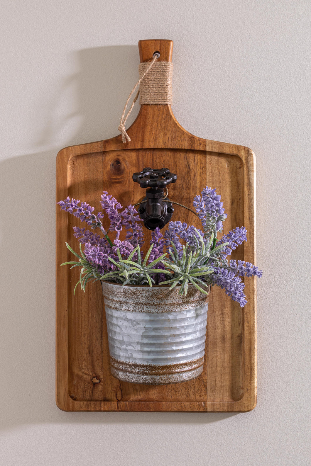 Bucketful of Lavender- wall decor
