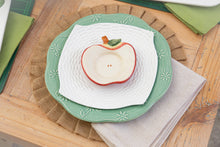 Load image into Gallery viewer, Apple Harvest- apple themed service for 4 dinnerware w/placemats and napkins
