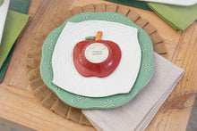 Load image into Gallery viewer, Apple Harvest- apple themed service for 4 dinnerware w/placemats and napkins