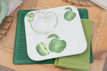 Load image into Gallery viewer, Apple Harvest- apple themed service for 4 dinnerware w/placemats and napkins