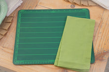 Load image into Gallery viewer, Apple Harvest- apple themed service for 4 dinnerware w/placemats and napkins