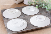 Load image into Gallery viewer, Coasters- English Countryside 4 mismatched bread plates