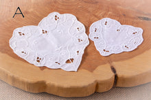 Load image into Gallery viewer, Stitched Up Heart -heart shaped doilies