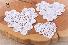 Load image into Gallery viewer, Stitched Up Heart -heart shaped doilies