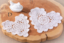 Load image into Gallery viewer, Stitched Up Heart -heart shaped doilies