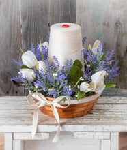 Load image into Gallery viewer, Dreaming in Lavender- copper mold floral arrangement