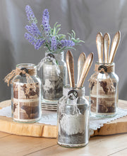 Load image into Gallery viewer, Glimpses of Farm Life- decorated jars with cows, sheep, or goats