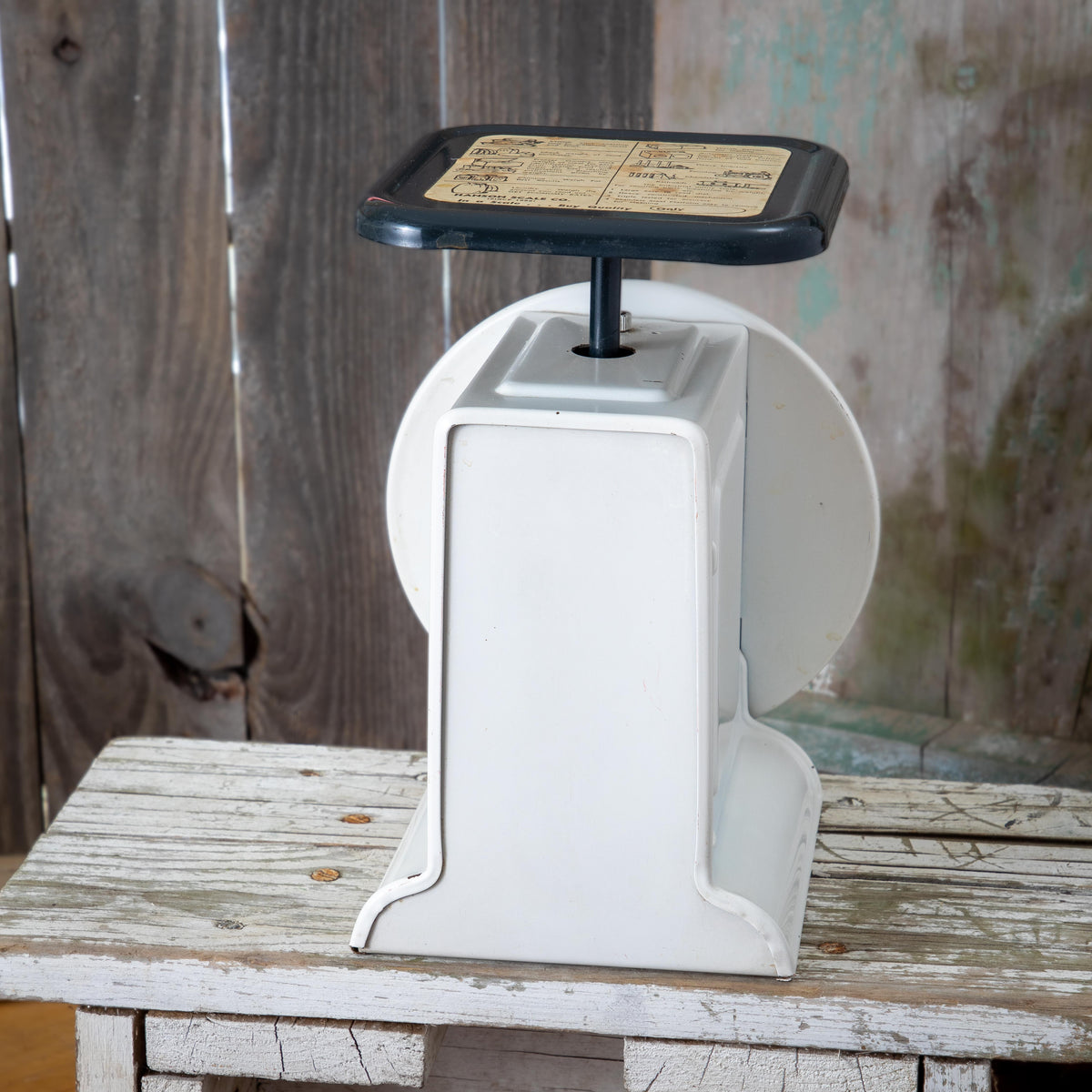 Vintage . Hanson popular Kitchen Scale 25 Pound Kitchen Scale White Red Black #IAS1