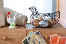 Load image into Gallery viewer, Rural Hen- wired hen shaped egg basket
