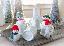 Load image into Gallery viewer, Snowman Follies- ironstone coffee mugs