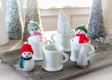 Load image into Gallery viewer, Snowman Follies- ironstone coffee mugs