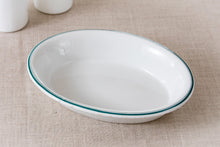 Load image into Gallery viewer, Wicker White- Maddock's American China serving bowl w/Oneida Basketweave cups