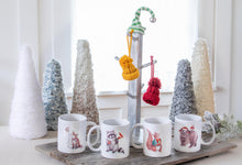 Load image into Gallery viewer, Woodland Creatures- festive coffee mugs