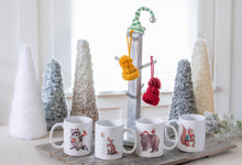 Load image into Gallery viewer, Woodland Creatures- festive coffee mugs