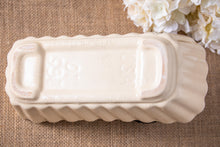Load image into Gallery viewer, Days of Blue and Brown- vintage vase w/ candle tapers