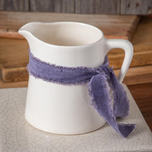 Load image into Gallery viewer, A Lighter Shade of Purple- ironstone pitcher with bowls
