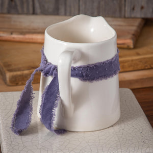 A Lighter Shade of Purple- ironstone pitcher with bowls