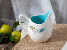 Load image into Gallery viewer, Biscayne Blues- Salem mid century creamer w/retro floral
