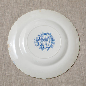Blue and White- stack of vintage display plates