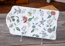 Load image into Gallery viewer, Flower Power- floral cheese board vignette
