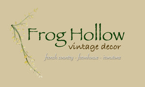 Frog Hollow vintage decor