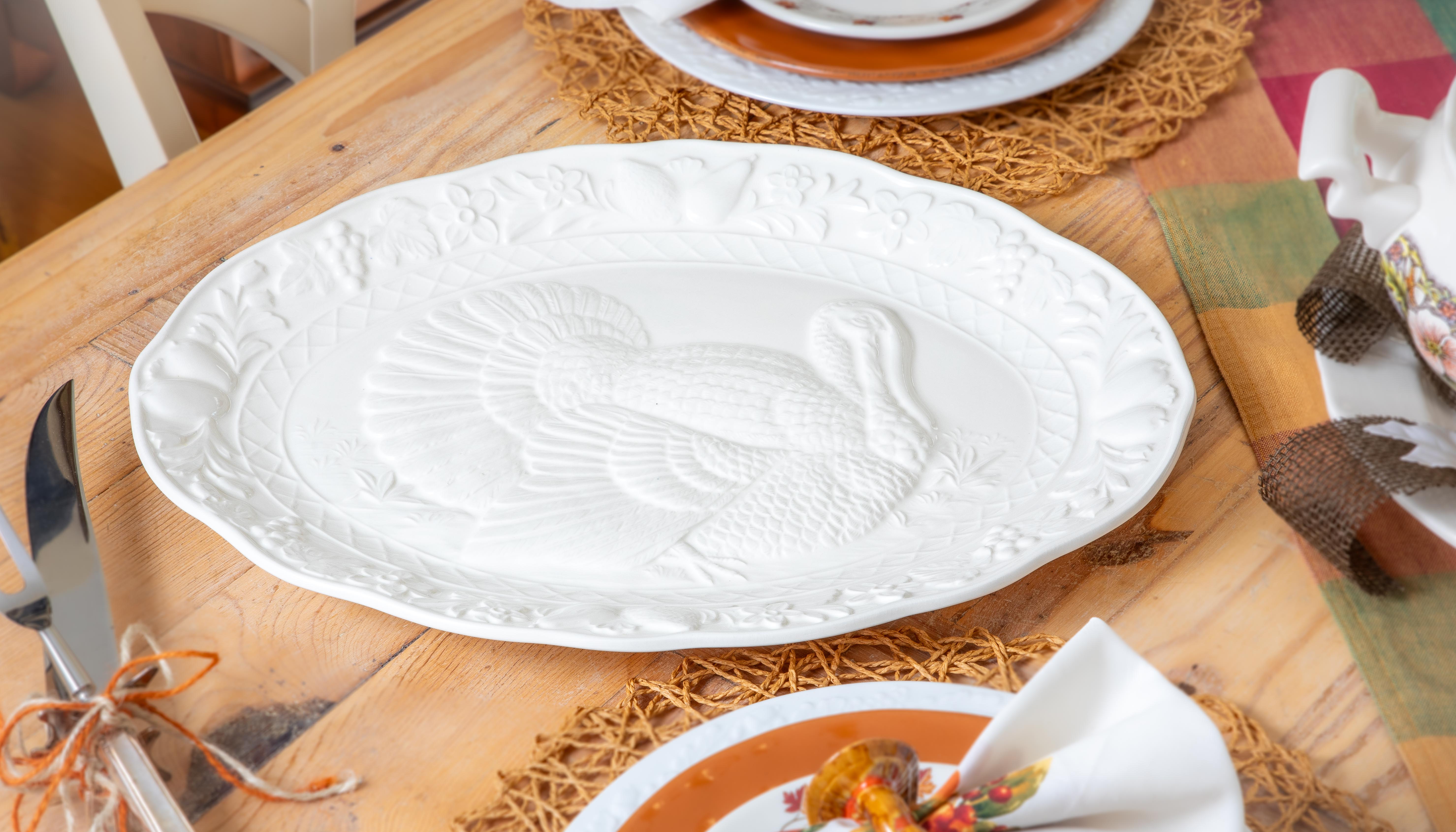 White turkey platter sale