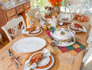 Gather at the Farm for Thanksgiving-  large turkey platter