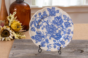 Johnson Brothers blue and white transferware plate