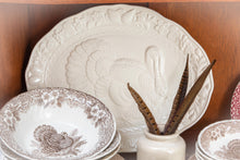 Load image into Gallery viewer, Gather at the Farm for Thanksgiving-  large turkey platter
