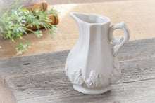 Load image into Gallery viewer, Red Cliff- ironstone creamer grape leaf pattern (6)
