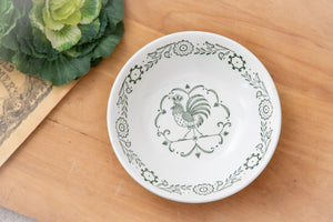 Provincial Rooster- 4 bowls